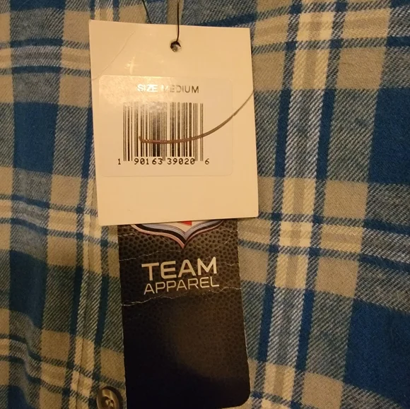 Women's Detroit Lions Wordmark Flannel Shirt - Picture 4 of 6